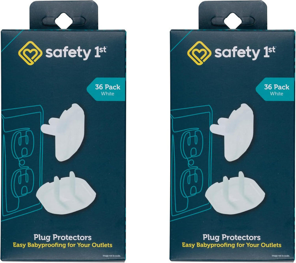 Safety 1st Electrical Outlet Baby Proof Covers, Secure Outlet Plugs, Baby Proofing, 72 Pack