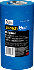 ScotchBlue Original Multi-Surface Painter's Tape 1 Inch Wide, 9 Rolls