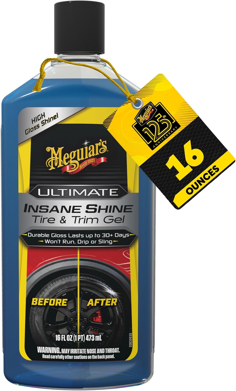 Meguiar's Ultimate Insane Shine Tire & Trim Gel, 16 Oz