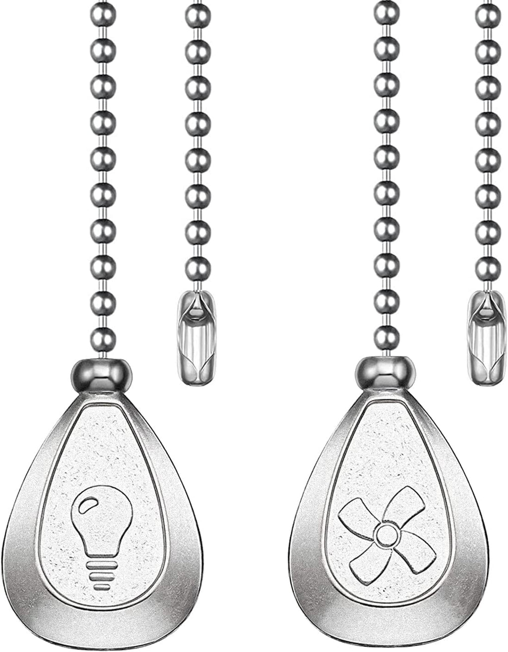 2 Pack Bronze Ceiling Fan Pull Chain Extension Set