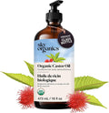 Sky Organics Organic Castor Oil 16oz, Pure, Cold Pressed and Hexane Free