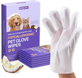 HICC PET Dog Wipes for Dogs & Cats, Glove Design, 20 Count