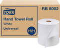 Tork Universal Hand Towel Roll White, 6 Rolls x 800 Ft, RB8002
