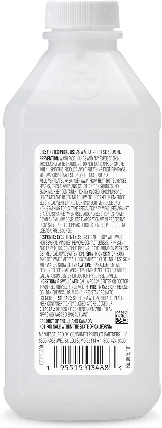 Amazon Basics 99% Isopropyl Alcohol For Technical Use,16 Fluid Ounces, 1-Pack (Previously Solimo)