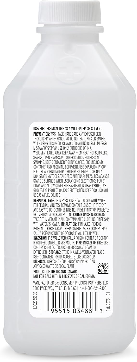 Amazon Basics 99% Isopropyl Alcohol For Technical Use,16 Fluid Ounces, 1-Pack (Previously Solimo)