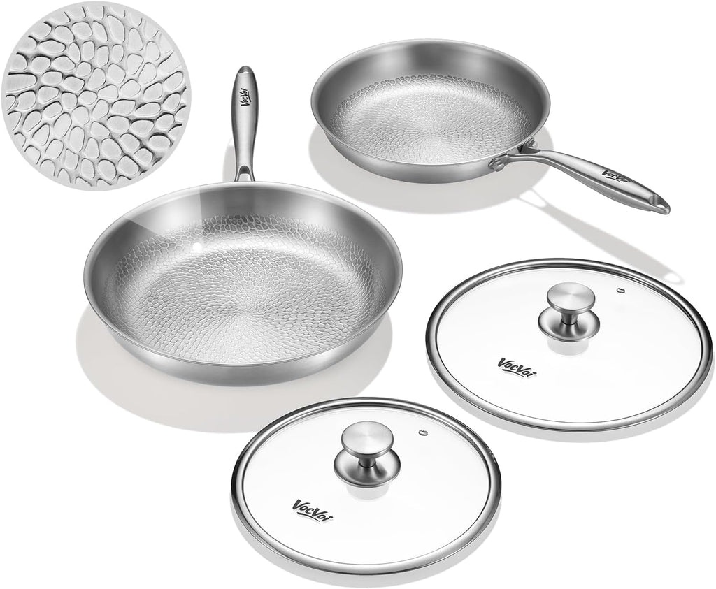 VocVoi Titanium pans for cooking,12" Nonstick pro frying cookware