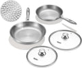 VocVoi Titanium pans for cooking,12" Nonstick pro frying cookware