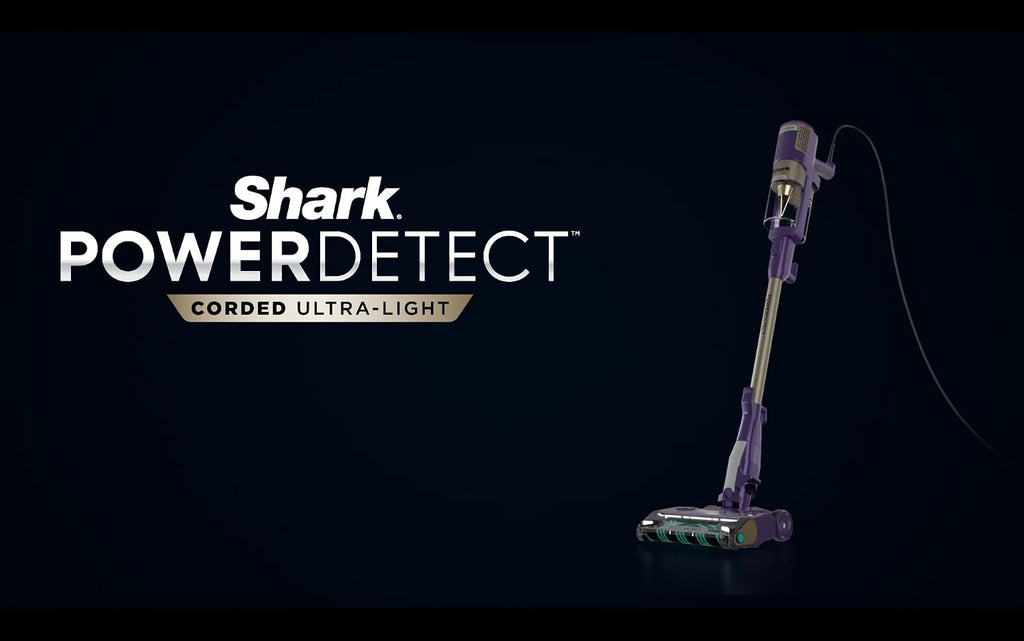 Shark PowerDetect Corded Stick Vacuum, Self-Cleaning, Eggplant, HZ4002