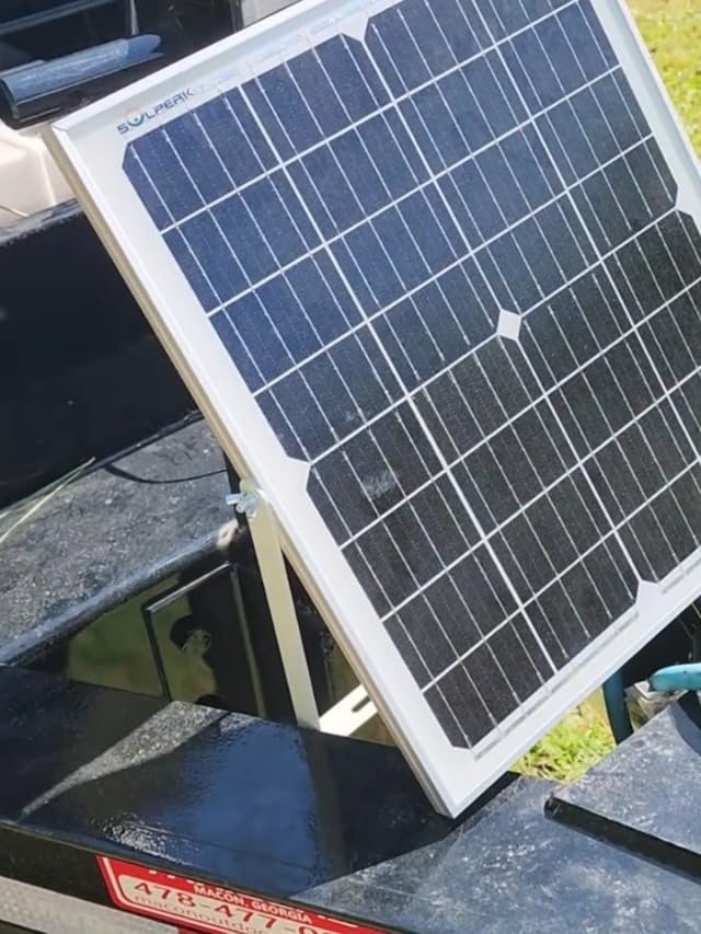 SOLPERK Solar Panel Kit 20W 12V Solar Battery Charger Maintainer+Controller