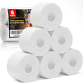 Professional White Athletic Sports Tape, 6 Pack Wrist Ankle Tape