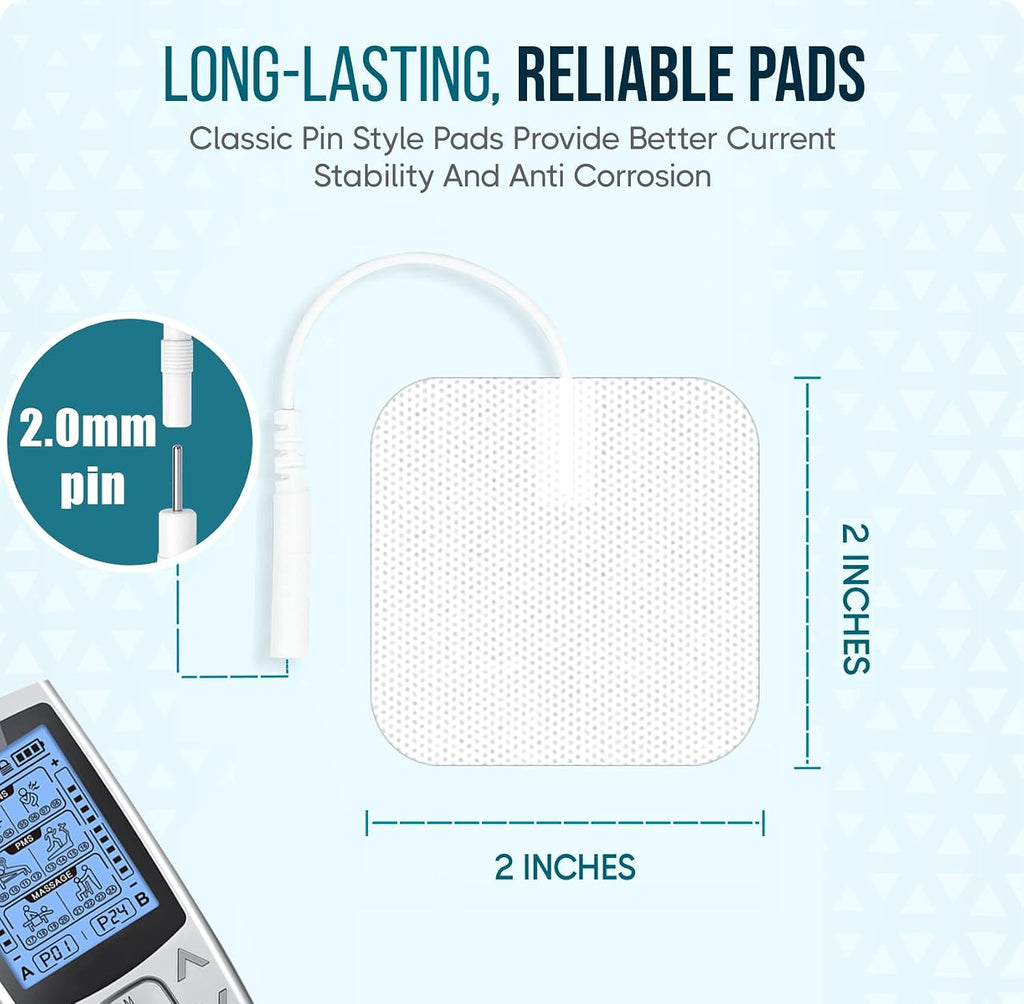 Self-Adhesive Electrode TENS Unit Electrode Pads 2x2" - 20 Pack