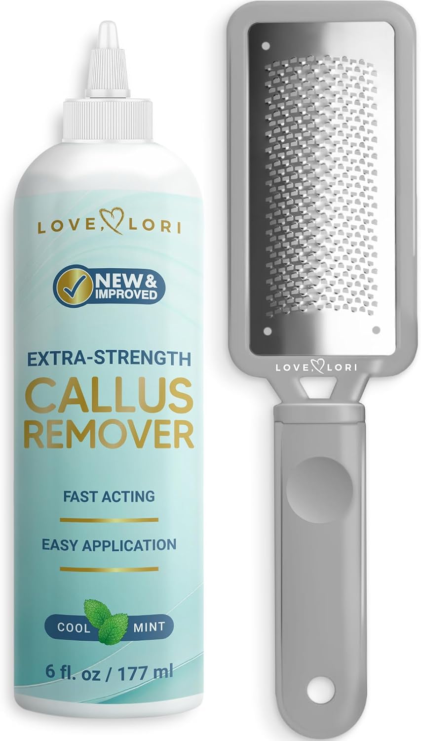 Love Lori Foot Callus Remover Gel Extra Strength Pedicure Tool for Feet 6oz