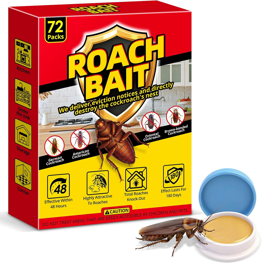 Cockroach Killer Indoor Home - 48 Packs