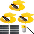 3pc Bucket Mouse Trap - Mouse Traps Indoor for Home
