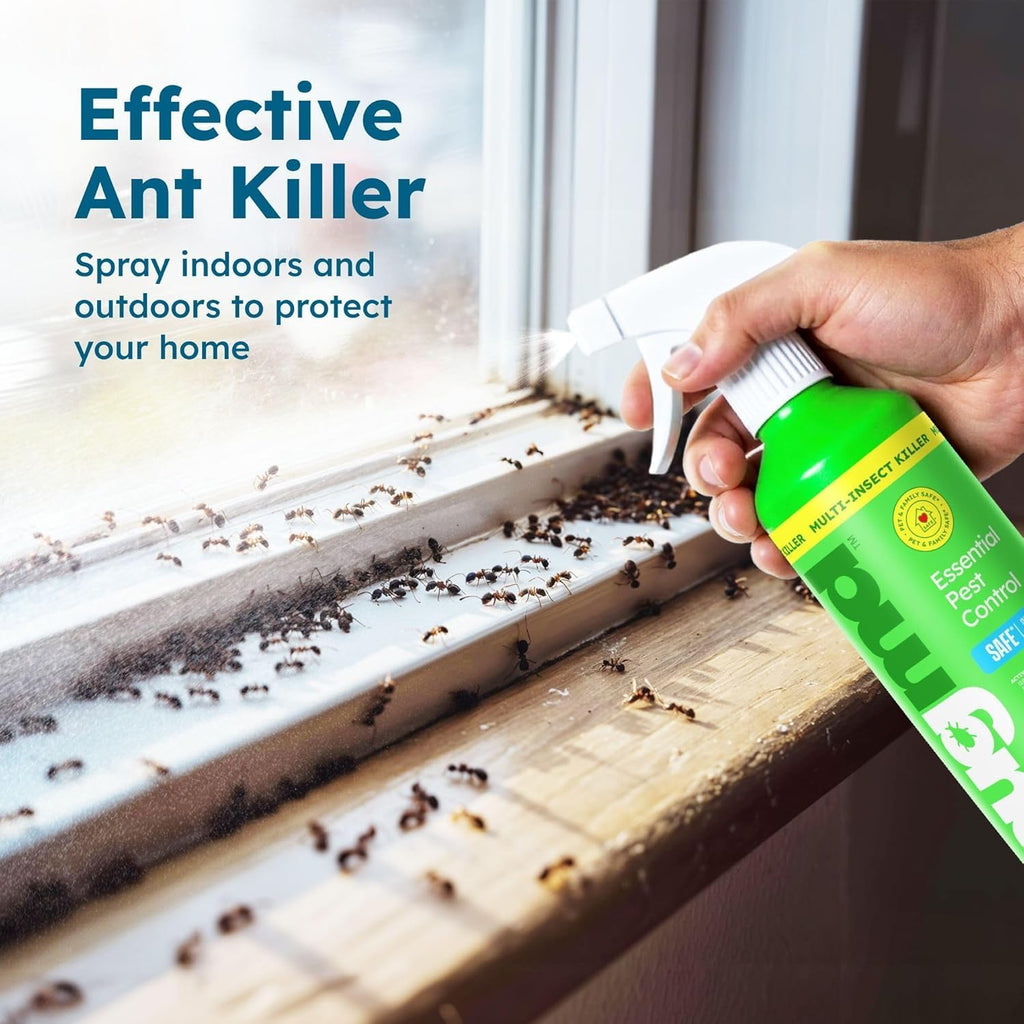 BugMD Ant Killer and Bug Spray (32 oz) for Indoor Cockroach Control