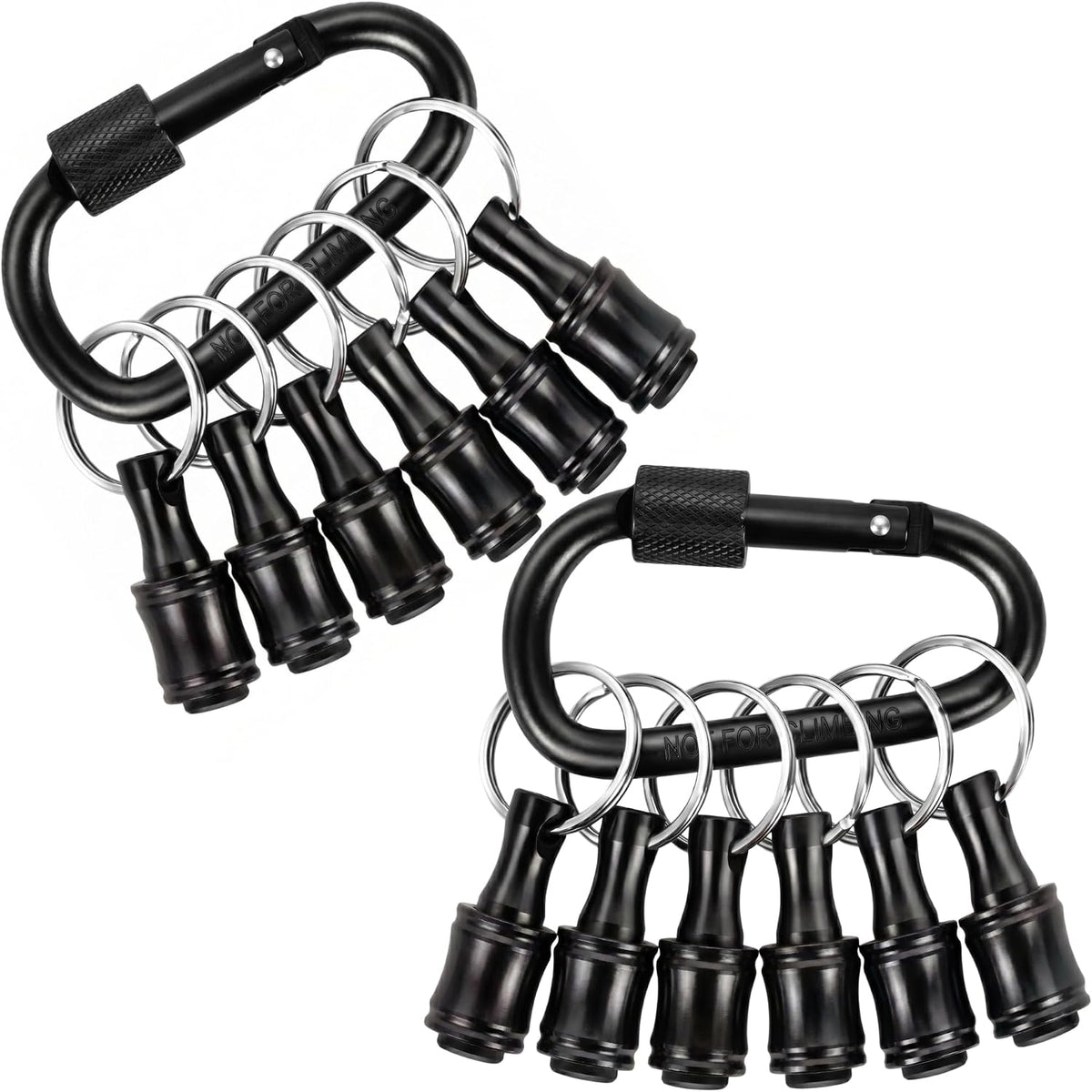 12PCS Bit Holders 1/4 Socket, Hex Shank Screwdriver Bit Holder for Impact Driver Drill Bit Keychain Extension Bar Quick Release Easy Change, Screwdriver Bit Holders for Tools & Home Improvement Gift