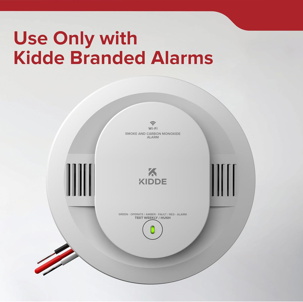Kidde Quick Connect Smoke Detector Adapter Plug, Smoke Alarm Wiring Harness, Compatible with Kidde Hardwired Smoke, Carbon Monoxide, & Combination Smoke & Carbon Monoxide Detectors