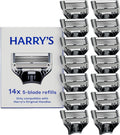 Harry's Original Shaving Kit for Men - 6 Razor Blade Refills, Shave Gel