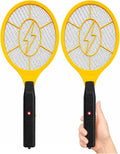 Electric Fly Swatter, 2 Pack, Handheld Bug Zapper Racket