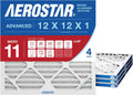 Aerostar Air Filter 12x12x1 MERV 8 AC Filter, HVAC, Furnace Filter, 4 Pack