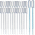 Zkupanx 20-Pack 3mL Disposable Plastic Dropper Pipettes for Resin & Oils