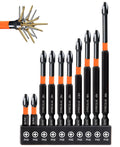 DYRECELVE 10-Piece Phillips Bits #2 Impact, 2-Inch Screwdriver Bits Set