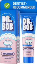 Dr. Bob Unflavored Toothpaste - Anticavity Fluoride Gel, 4 oz