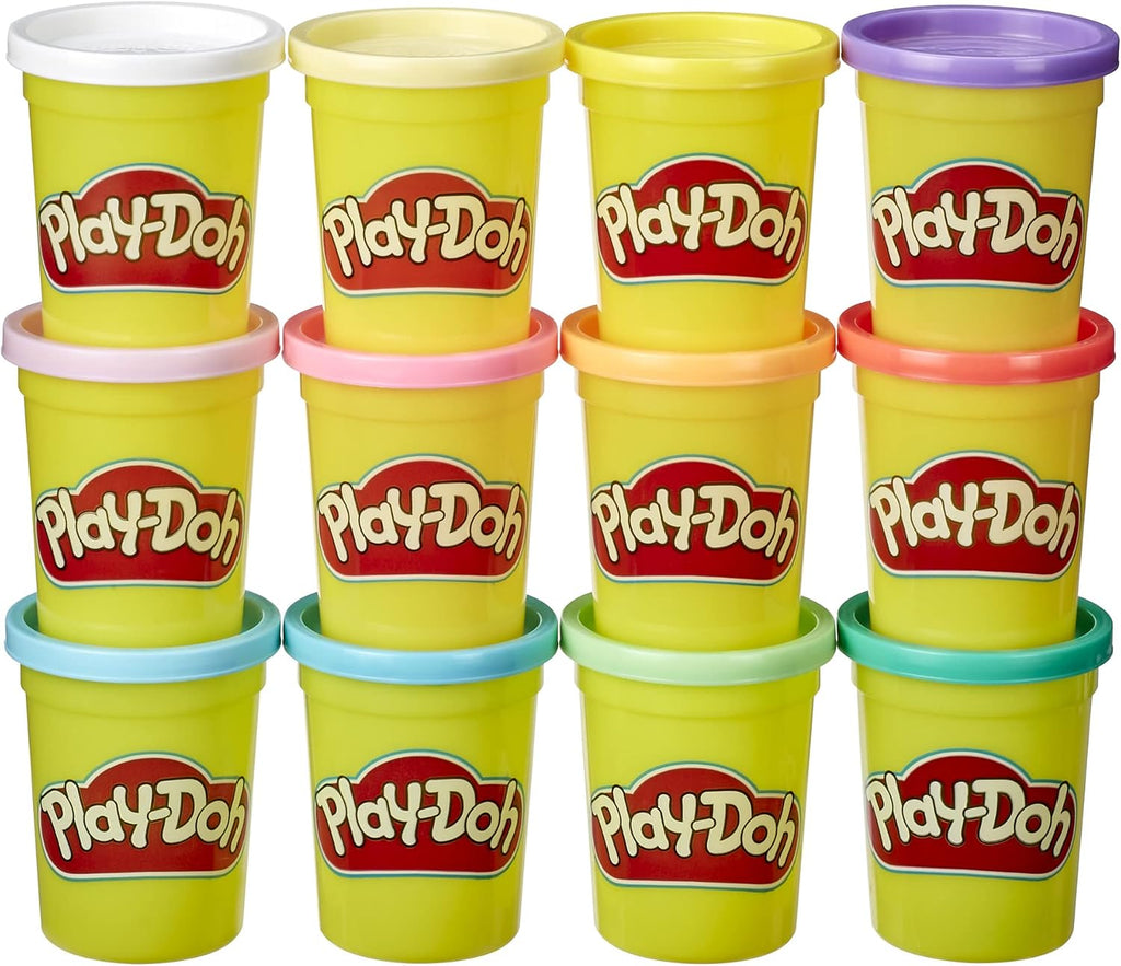 Play-Doh Jewel Colors Bulk 12-Pack of 4-Ounce Cans