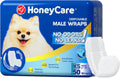 HONEY CARE All-Absorb A26 Male Dog Wrap, 50 Count, Small