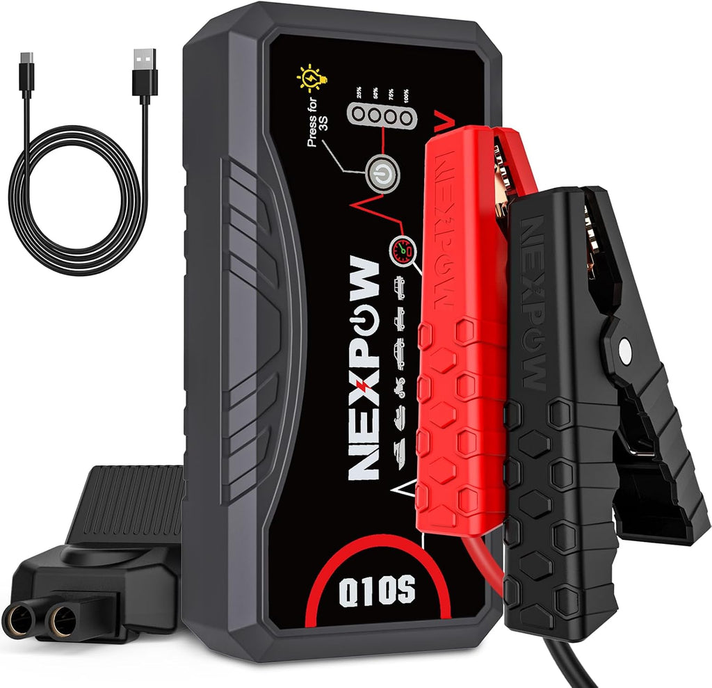 NEXPOW Car Jump Starter 2026 Upgraded Car Battery Jump Starter Pack