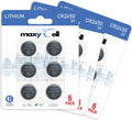 2450 CR2450 Lithium Coin Cell Battery 3V High-Capacity Long-Lasting Reliable Power for Watches, Key Fobs, Fitness Trackers, Medical Devices, Thermometers, Leak-Proof Design DL2450 (6 Pack)