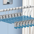 Pants Hangers with Clips Skirt Hangers 12 Inch 20 Pack, Black
