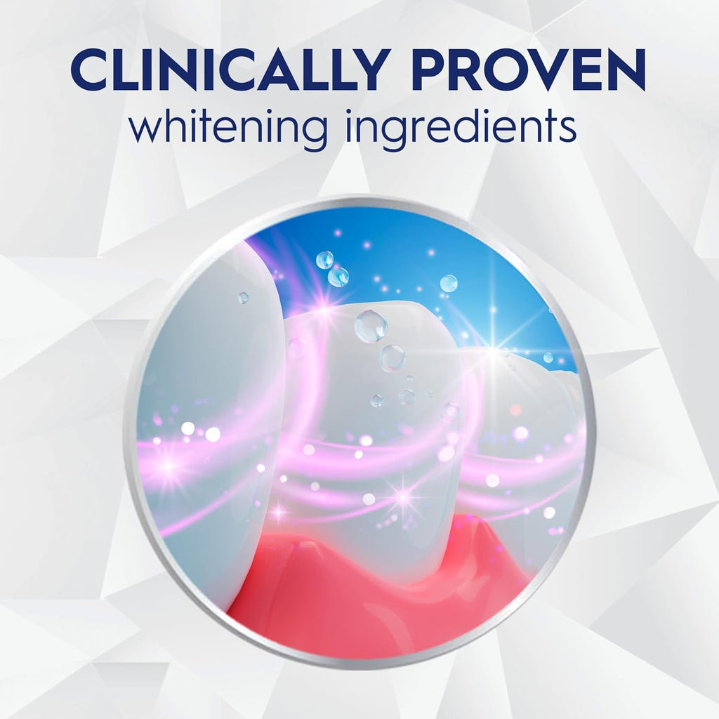 3D White Brilliance Vibrant Peppermint Teeth Whitening Toothpaste, 4.6 oz