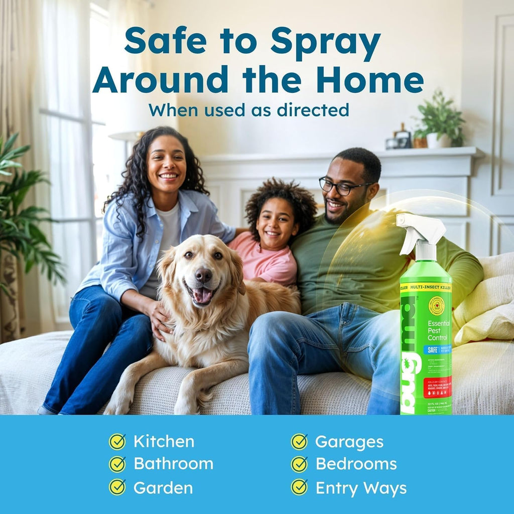BugMD Ant Killer and Bug Spray (32 oz) for Indoor Cockroach Control