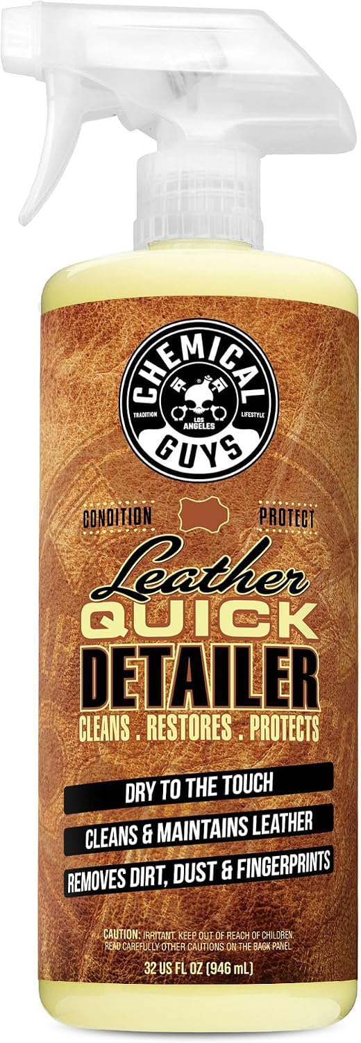 Chemical Guys, Leather Quick Detailer, Cleaner & Conditioner Spray, 16 oz