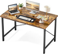 Sweetcrispy 32-Inch Small Computer Desk for Bedroom, Modern White