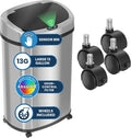 iTouchless Patented Large 24 Gallon Motion Sensor Trash Can | Odor Filter