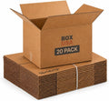 BOX USA Medium Moving Boxes 18L x 14W x 12H 20-Pack - Corrugated Cardboard Box for Shipping, Mailing, Packing, Packaging and Storage
