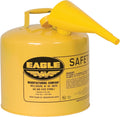 Eagle 5 Gallon Type I Yellow Safety Gas Can for Diesel