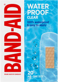 BAND-AID Brand Clear Waterproof Spot Adhesive Bandages, All One Size, 50 Ct