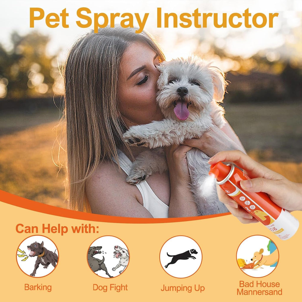 Dog Corrector Spray 80ml 2 Pack for Stops Unwanted Dog Behaviour | Spray Dog Trainer for Stops Barking, Place Avoidance, Attacks,Safe, Easy to Use, Safe, Humane & Effective