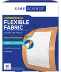 Care Science Fabric Adhesive Pad Bandages, Extra Large, 3in x 4in, 30 Count