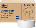 Tork Jumbo Toilet Paper Roll White T22, 12 x 1000', TJ0922A