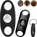 roygra Cigar Cutter (3 Pack) - Guillotine, V Cut, Punch, Gift Box Packaging