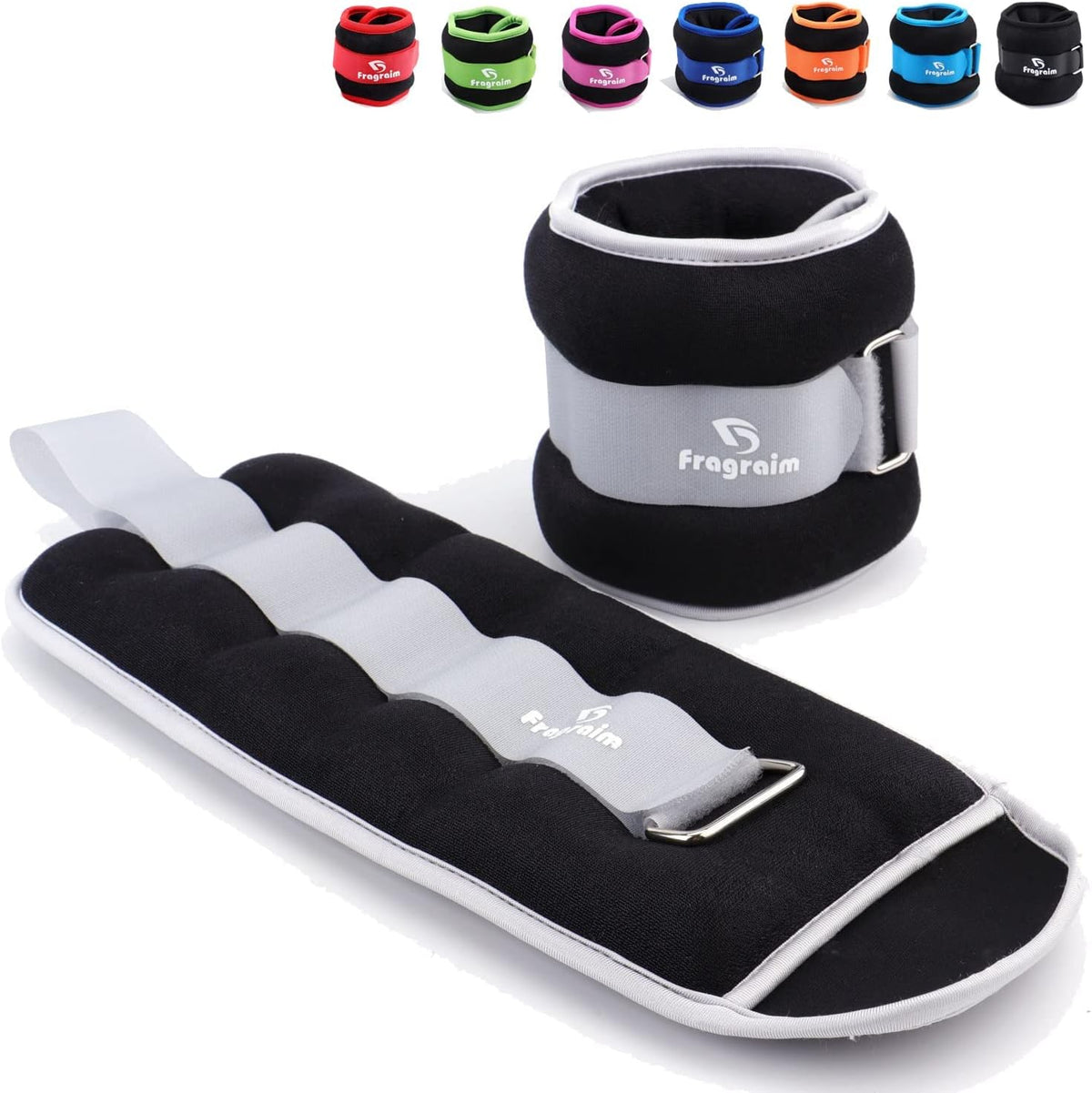 Ankle Weights for Women and Men - 1/2/3/4/6/8/10/12/15/20 LB Pair Options