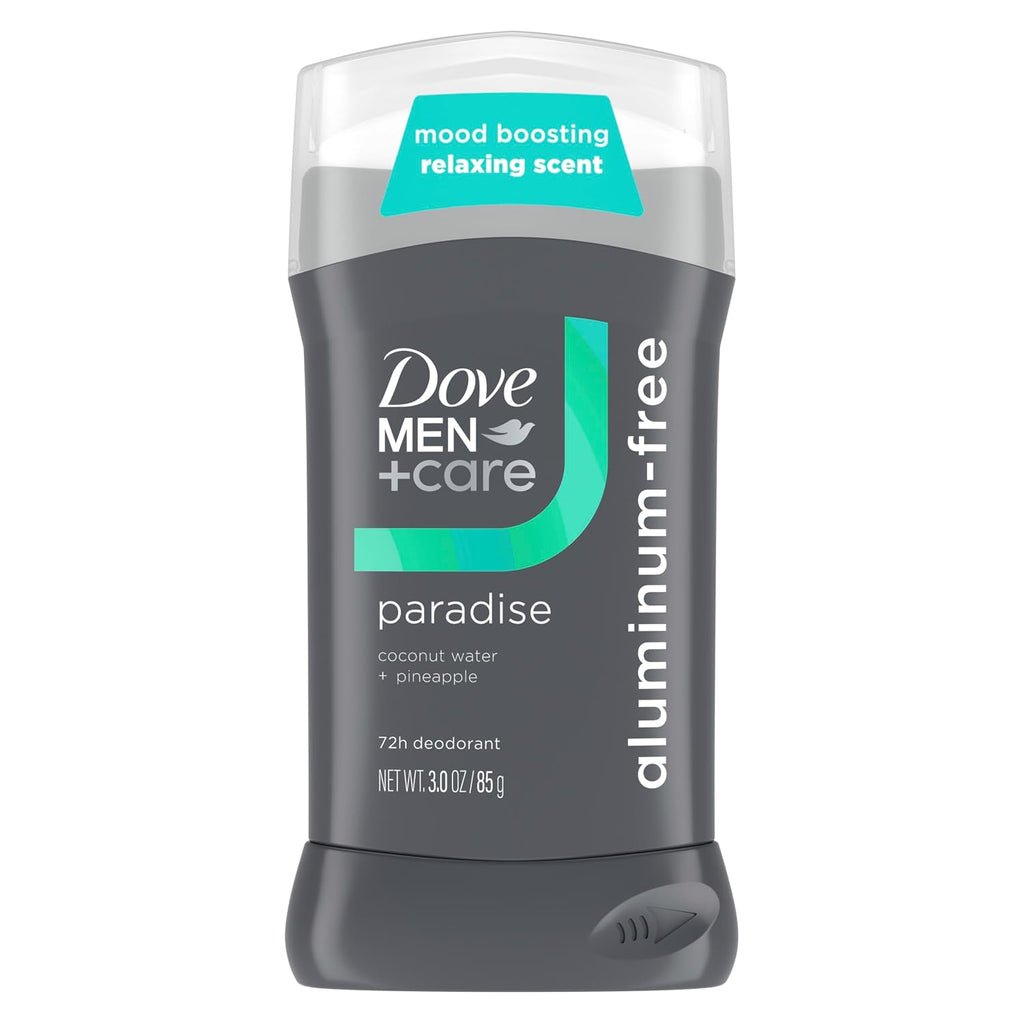 Dove Men Deodorant Stick, Paradise Mood Boosting Scent, Odor 3 oz