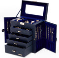 Homde Large Jewelry Box for Women: 5-Layer Organizer with Lock for Dresser