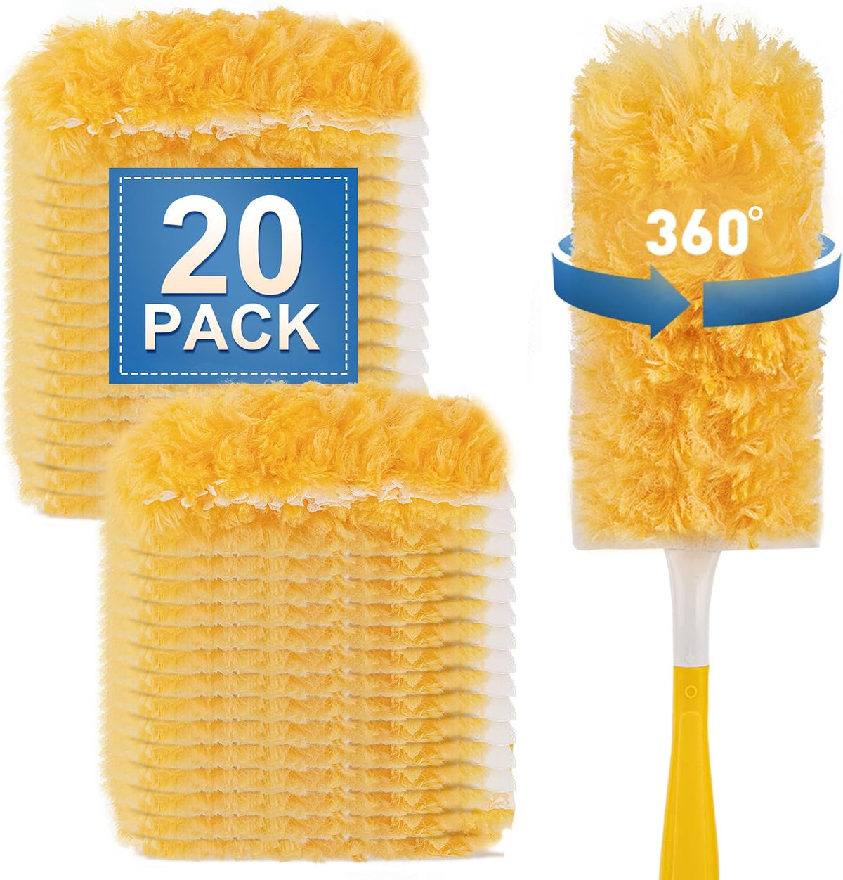 25Pcs Heavy Duty Duster Refills for Swiffer Duster