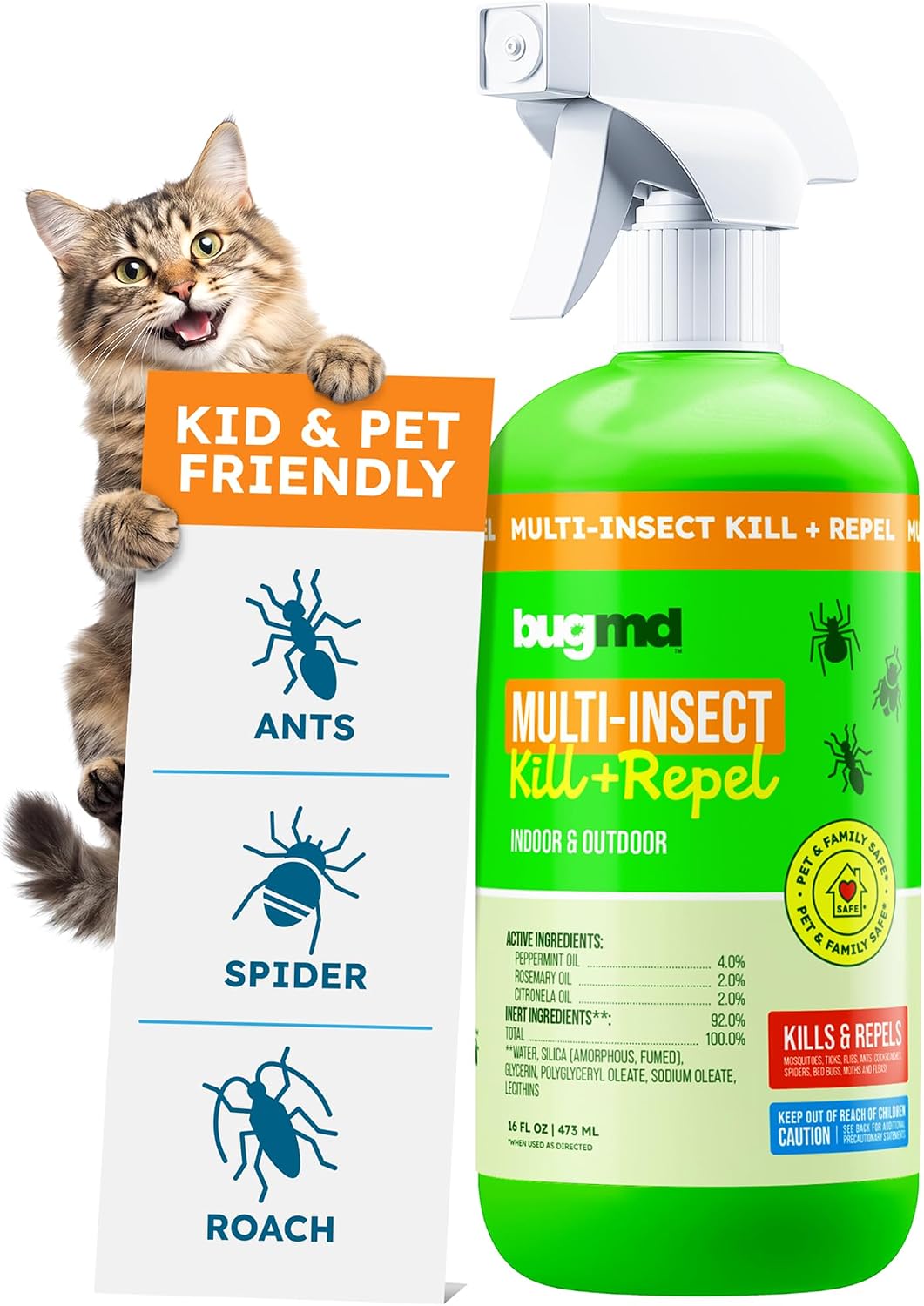 BugMD Pet Safe Multi-Insect Killer and Repellent Spray