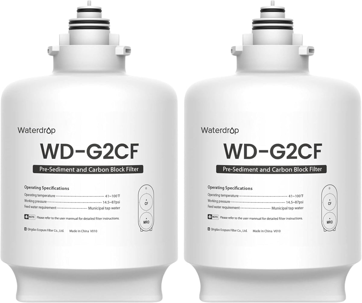 Waterdrop G2CF Filter, Replacement for G2 & G2P600 & G2MNR RO System